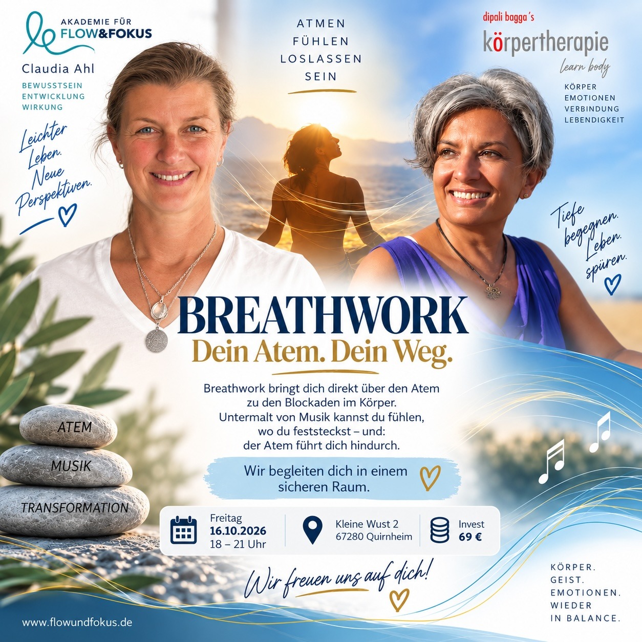 Inner Journey – Breathwork – Dein Atem. Dein Weg. | 16.10.2026 | Quirnheim